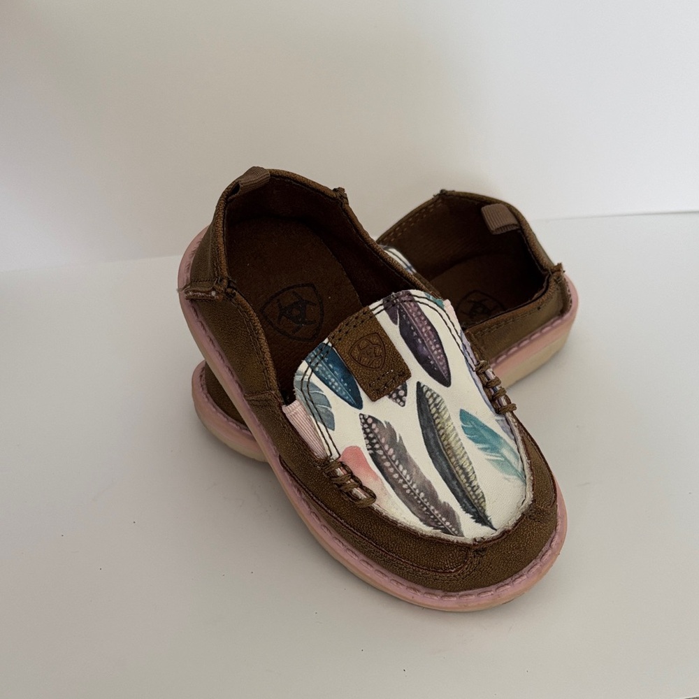 ARIAT Lil Stompers Anna Slip On Cruiser Casual Shoes Toddler Size 5